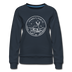Pennsylvania Women's Sweatshirt - Retro Mountain Women's Pennsylvania Crewneck Sweatshirt - navy