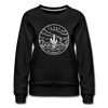 Texas Premium Women's Sweatshirt - State Design Women's Texas Crewneck Sweatshirt