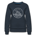 Utah Women's Sweatshirt - Retro Mountain Women's Utah Crewneck Sweatshirt - navy
