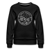South Dakota Women's Sweatshirt - Retro Mountain Women's South Dakota Crewneck Sweatshirt - black