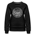 Virginia Women's Sweatshirt - Retro Mountain Women's Virginia Crewneck Sweatshirt - black