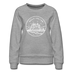 Washington Women's Sweatshirt - Retro Mountain Women's Washington Crewneck Sweatshirt - heather gray