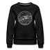 Wisconsin Women's Sweatshirt - Retro Mountain Women's Wisconsin Crewneck Sweatshirt - black