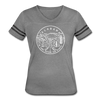 Alabama Women’s Vintage Sport T-Shirt - State Design Women’s Alabama Shirt - heather gray/charcoal