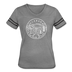 Alabama Women’s Vintage Sport T-Shirt - State Design Women’s Alabama Shirt - heather gray/charcoal