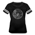 Arkansas Women’s Vintage Sport T-Shirt - State Design Women’s Arkansas Shirt - black/white