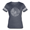 Arkansas Women’s Vintage Sport T-Shirt - State Design Women’s Arkansas Shirt