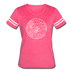 Arkansas Women’s Vintage Sport T-Shirt - State Design Women’s Arkansas Shirt - vintage pink/white