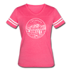Colorado Women’s Vintage Sport T-Shirt - State Design Women’s Colorado Shirt - vintage pink/white