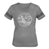 California Women’s Vintage Sport T-Shirt - State Design Women’s California Shirt - heather gray/charcoal