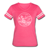 California Women’s Vintage Sport T-Shirt - State Design Women’s California Shirt - vintage pink/white