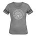 Connecticut Women’s Vintage Sport T-Shirt - State Design Women’s Connecticut Shirt - heather gray/charcoal