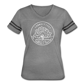 Connecticut Women’s Vintage Sport T-Shirt - State Design Women’s Connecticut Shirt