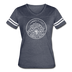 Connecticut Women’s Vintage Sport T-Shirt - State Design Women’s Connecticut Shirt - vintage navy/white
