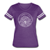 Connecticut Women’s Vintage Sport T-Shirt - State Design Women’s Connecticut Shirt - vintage purple/white
