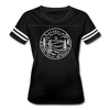 Georgia Women’s Vintage Sport T-Shirt - State Design Women’s Georgia Shirt - black/white