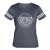 Arizona Women’s Vintage Sport T-Shirt - State Design Women’s Arizona Shirt - vintage navy/white