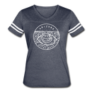 Arizona Women’s Vintage Sport T-Shirt - State Design Women’s Arizona Shirt - vintage navy/white