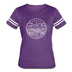 Idaho Women’s Vintage Sport T-Shirt - State Design Women’s Idaho Shirt - vintage purple/white