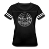 Florida Women’s Vintage Sport T-Shirt - State Design Women’s Florida Shirt - black/white