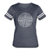 Delaware Women’s Vintage Sport T-Shirt - State Design Women’s Delaware Shirt - vintage navy/white