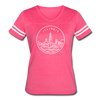 Illinois Women’s Vintage Sport T-Shirt - State Design Women’s Illinois Shirt