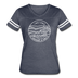 Indiana Women’s Vintage Sport T-Shirt - State Design Women’s Indiana Shirt - vintage navy/white