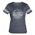 Iowa Women’s Vintage Sport T-Shirt - State Design Women’s Iowa Shirt - vintage navy/white