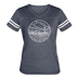 Kansas Women’s Vintage Sport T-Shirt - State Design Women’s Kansas Shirt - vintage navy/white