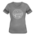 Minnesota Women’s Vintage Sport T-Shirt - State Design Women’s Minnesota Shirt - heather gray/charcoal