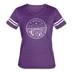 Minnesota Women’s Vintage Sport T-Shirt - State Design Women’s Minnesota Shirt - vintage purple/white