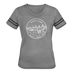 Maryland Women’s Vintage Sport T-Shirt - State Design Women’s Maryland Shirt - heather gray/charcoal