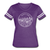 Maryland Women’s Vintage Sport T-Shirt - State Design Women’s Maryland Shirt - vintage purple/white