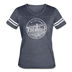 Michigan Women’s Vintage Sport T-Shirt - State Design Women’s Michigan Shirt - vintage navy/white
