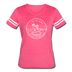 Louisiana Women’s Vintage Sport T-Shirt - State Design Women’s Louisiana Shirt - vintage pink/white