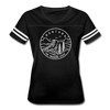 Montana.png Women’s Vintage Sport T-Shirt - State Design Women’s Montana.png Shirt - black/white