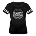Mississippi Women’s Vintage Sport T-Shirt - State Design Women’s Mississippi Shirt - black/white