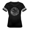 North Carolina Women’s Vintage Sport T-Shirt - State Design Women’s North Carolina Shirt - black/white