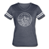 Oklahoma Women’s Vintage Sport T-Shirt - State Design Women’s Oklahoma Shirt - vintage navy/white