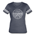 Nevada Women’s Vintage Sport T-Shirt - State Design Women’s Nevada Shirt - vintage navy/white