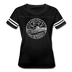 New Jersey Women’s Vintage Sport T-Shirt - State Design Women’s New Jersey Shirt - black/white