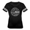 New Jersey Women’s Vintage Sport T-Shirt - State Design Women’s New Jersey Shirt - black/white