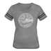 New Jersey Women’s Vintage Sport T-Shirt - State Design Women’s New Jersey Shirt - heather gray/charcoal