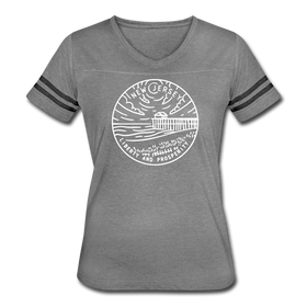 New Jersey Women’s Vintage Sport T-Shirt - State Design Women’s New Jersey Shirt