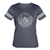 New Mexico Women’s Vintage Sport T-Shirt - State Design Women’s New Mexico Shirt - vintage navy/white