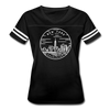New York Women’s Vintage Sport T-Shirt - State Design Women’s New York Shirt - black/white
