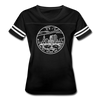 Ohio Women’s Vintage Sport T-Shirt - State Design Women’s Ohio Shirt - black/white