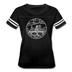 Ohio Women’s Vintage Sport T-Shirt - State Design Women’s Ohio Shirt - black/white