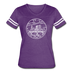 Ohio Women’s Vintage Sport T-Shirt - State Design Women’s Ohio Shirt - vintage purple/white
