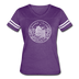 Rhode Island Women’s Vintage Sport T-Shirt - State Design Women’s Rhode Island Shirt - vintage purple/white